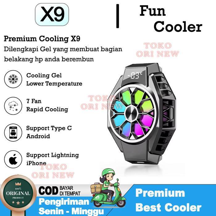 Funcooler X9 Gaming Cooler HP Cooling fan Pendingin Kipas android ipho