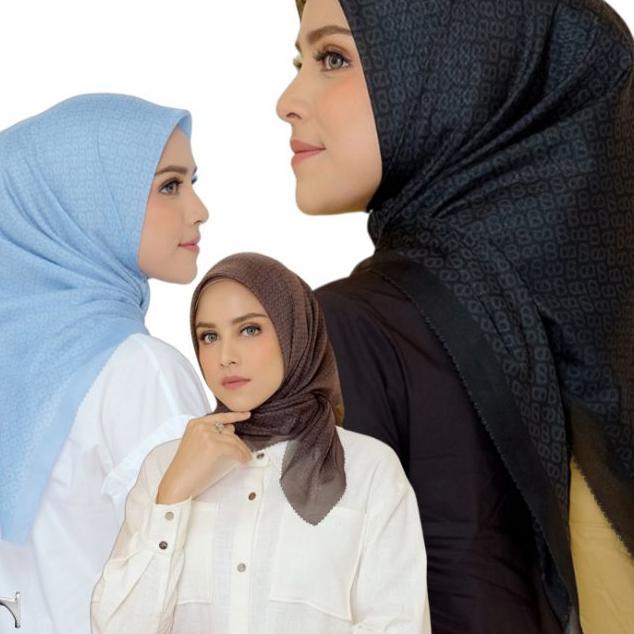Hijab Buttonscarves Motif Tapis Monogram Series Bs Mirror Jilbab Motif Button Looklike
