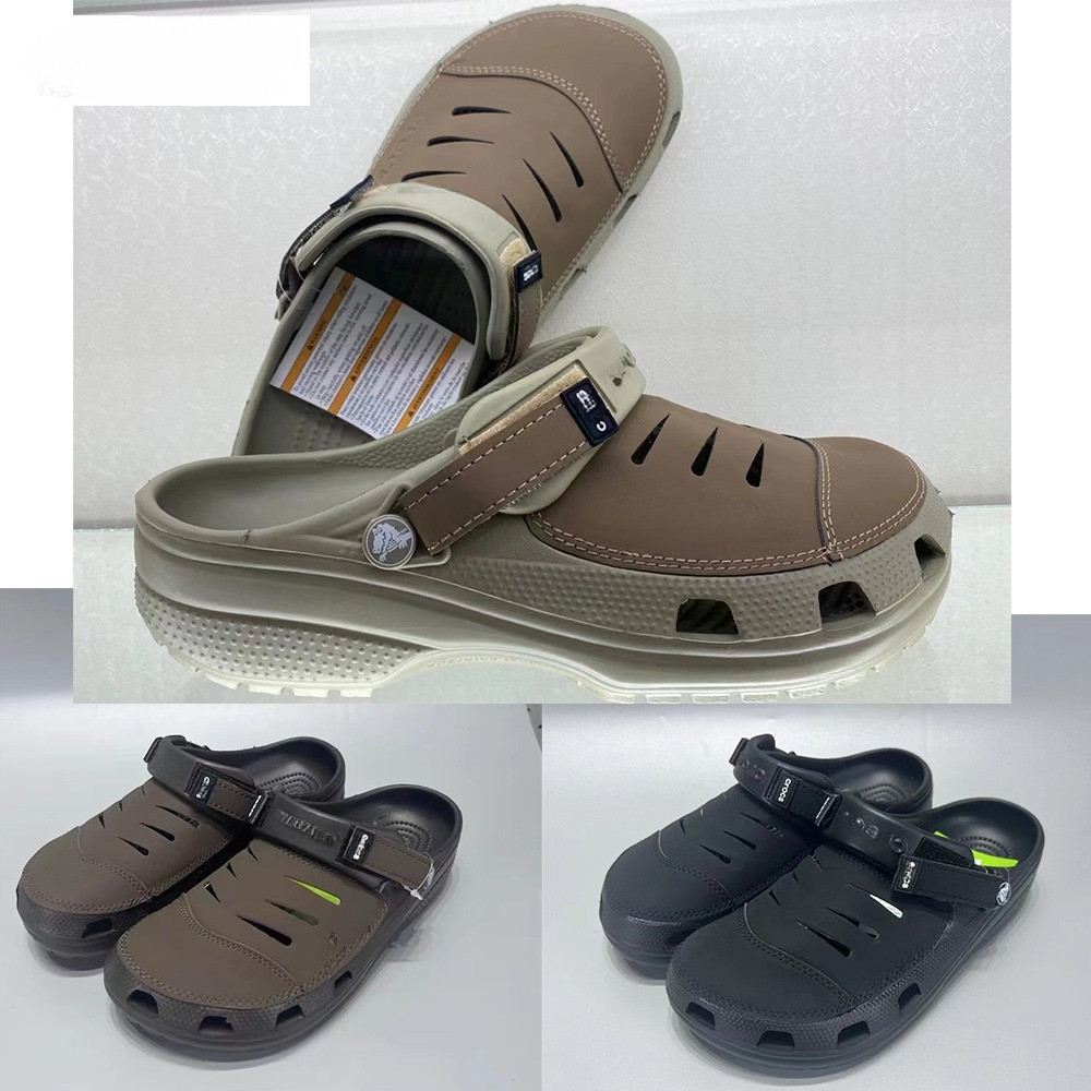 Sandal Cross pria Leather Cross Sandal Kodok Pria Yukon Sandal Slip On Pria