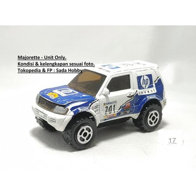 DIECAST MAJORETTE MITSUBISHI PAJERO PUTIH UNIT ONLY MIX99