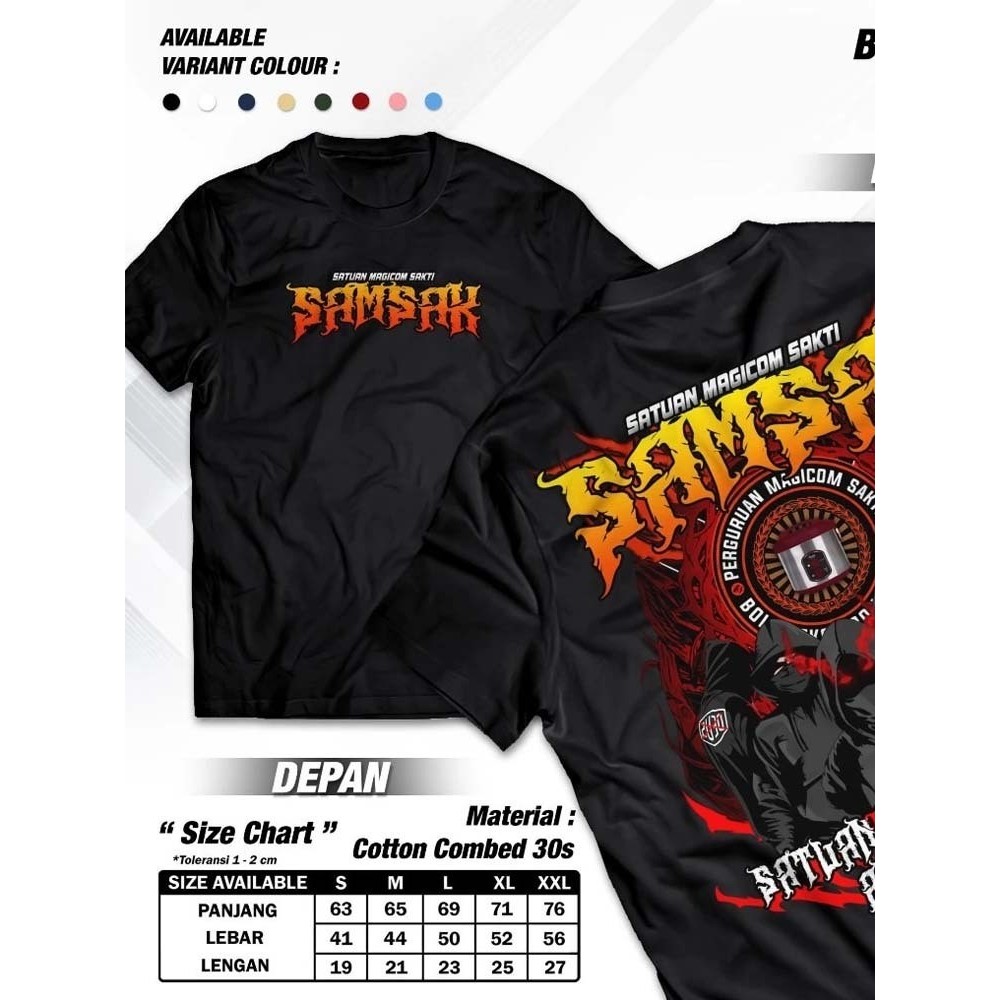 Kaos Samsak Satuan Magicom Sakti Tshirt Distro Bungkus Saja 1186