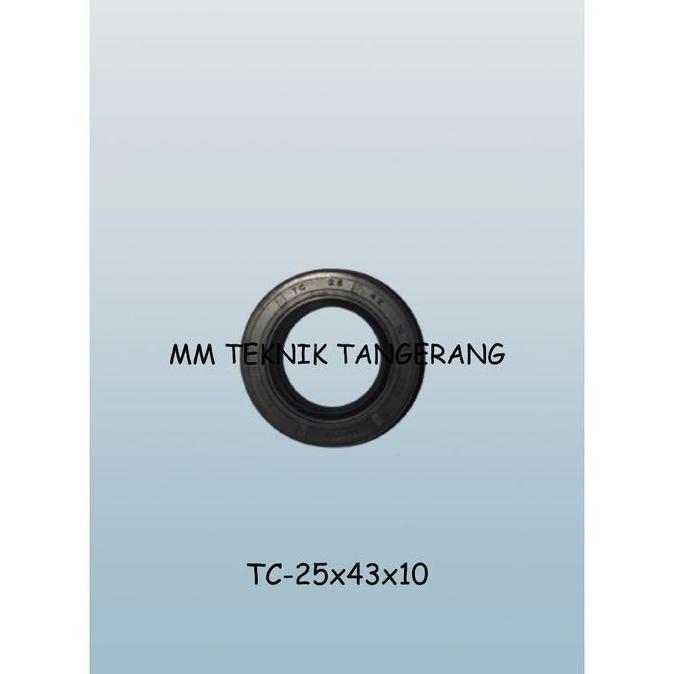 OIL SEAL TC 25X43X10 25 X 43 X 10 KARET OLI SIL SHOCK BREAKER 25 43 10 TIKTOKMMT FREE ONGKIR