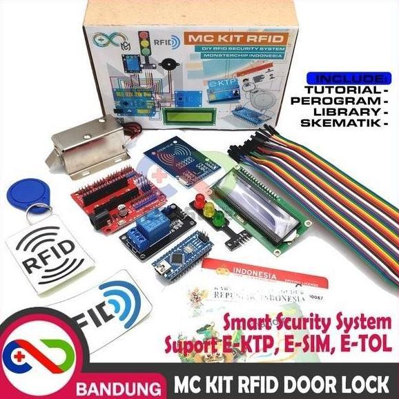 Kit Rfid Smart Scurity System E-Ktp E-Tol E-Sim Door Lock V1