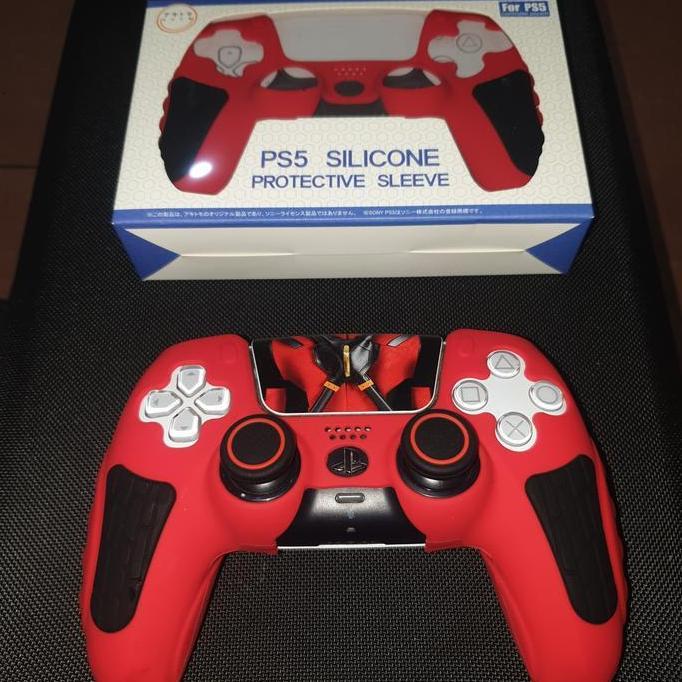 Bestseller- IINE PS5 Controller NEW DUALSENSE Silicon Silikon Glove Deadpool Version Includ Analog C