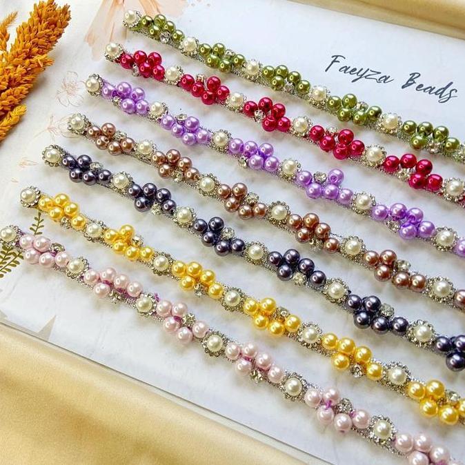 Costurar - Payet Rangkai Mutiara A15 | Payet Mutiara / Payet Leher / Payet Pinggang / Payet Dada / B