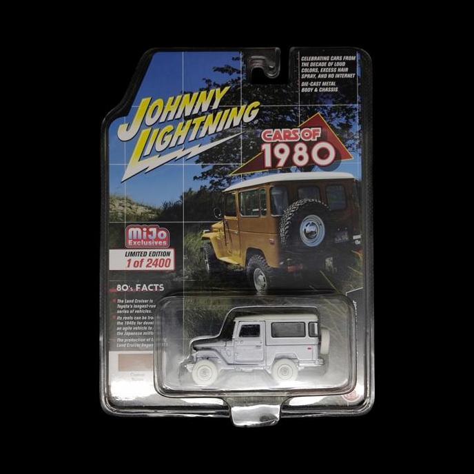 JOHNNY LIGHTNING WHITE LIGHTNING 1980 TOYOTA LAND CRUISER CARS OF 1980 MIJO EXCLUSIVES RG99