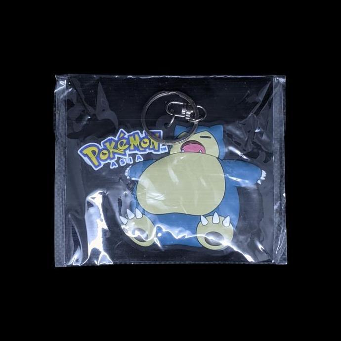 GANTUNGAN KUNCI GANCI KEYCHAIN SNORLAX OFFICIAL POKEMON ASIA INDOMARET RG99