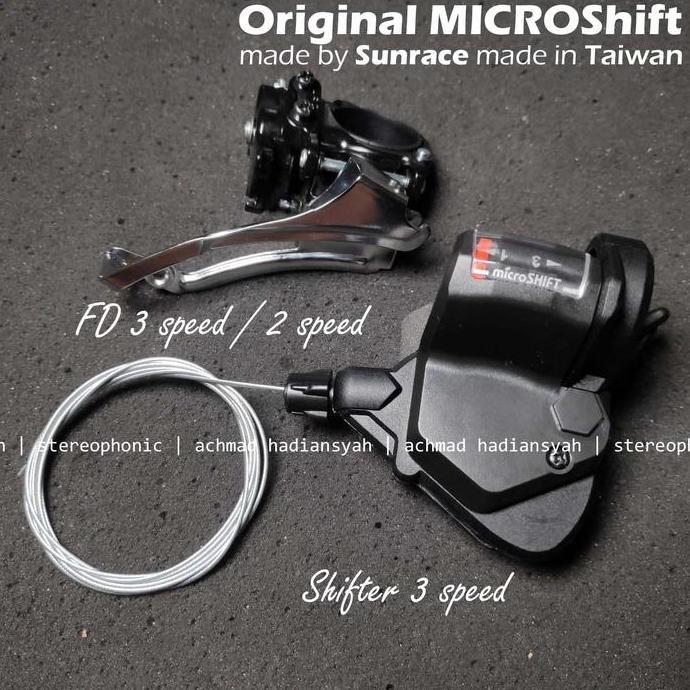 MINI SET KIRI 3 SPEED SHIFTER 3 SPEED FD 3 SPEED FD TRIPLE FD 44T READY STOCK