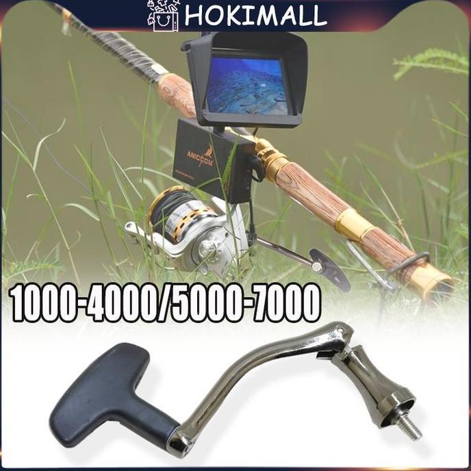 ERT Handle Reel Power Hanlde T-Knob Untuk Reel Power Handle 1000 - 7000 Paduan Aluminium