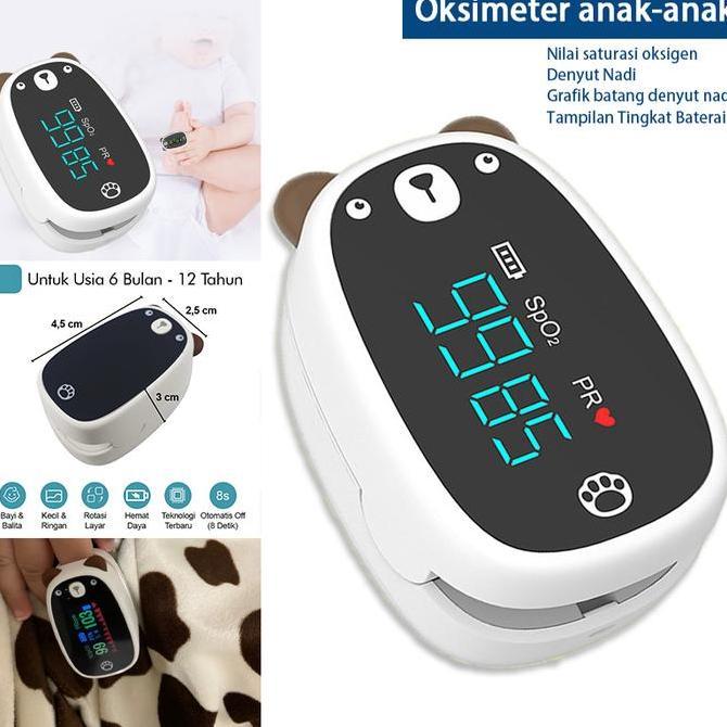 Oximeter Bayi / Oksimeter Denyut Ujung Jari, Monitor Oksigen OLED definisi tinggi Ujung Jari, Oksime