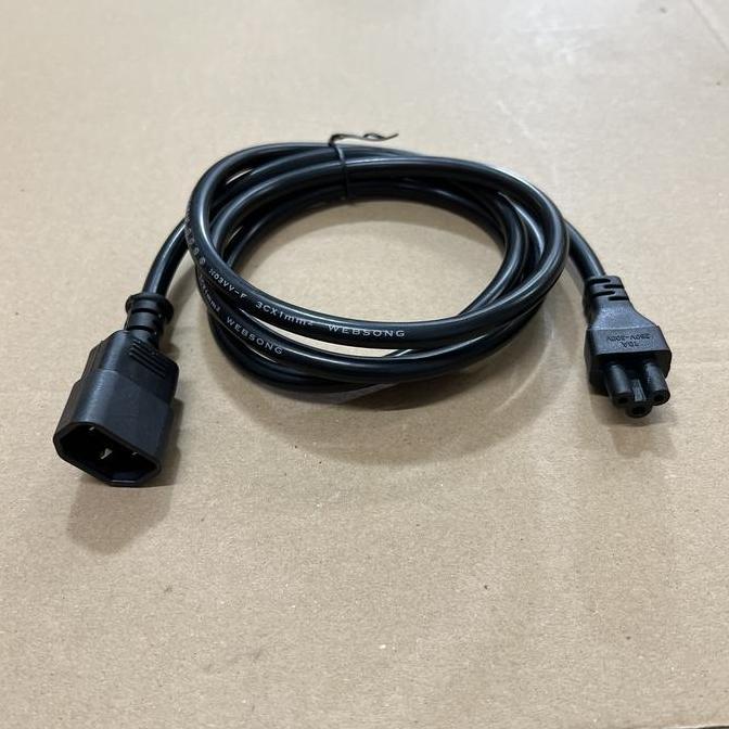 Nyui- Kabel Power Ac Cord C14 To C5 / C14 To Colokan Not / C14-Adaptor