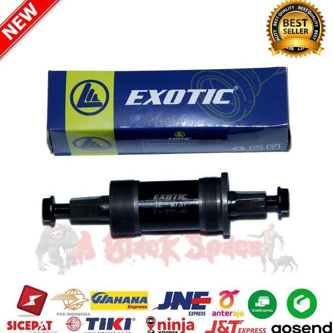 BB BOTTOM BRACKET EXOTIC AS CRANK BEARING 122 MM KOTAK BUKAN SHIMANO SIAP KIRIM