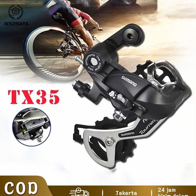 RD SHIMANO M310 M370 TY300 TX35 TOURNEY 6/7/8 SPEED REAR DERAILLEUR TX 35 SEPEDA LIPAT MTB ROADBIKE 