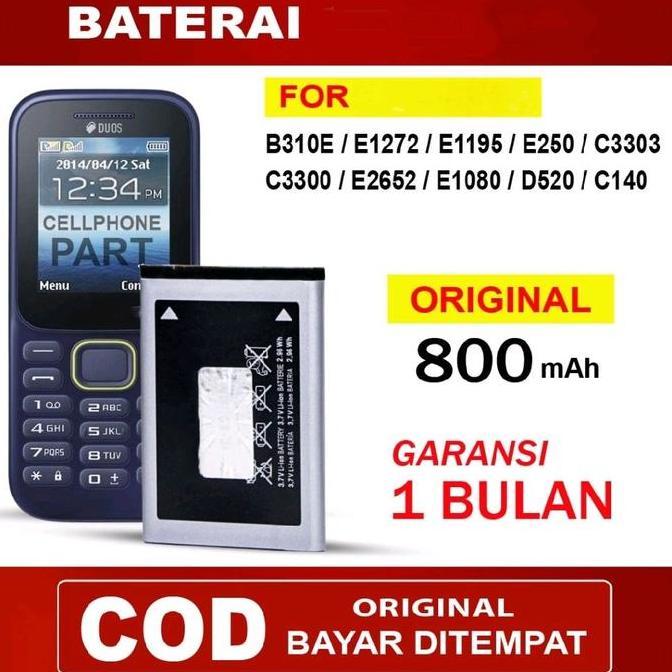 DA7 >> BATRE BATERAI BATRAI FOR KOMPATIBEL S4MSUN9 B310E / E1272 / E1195 / E250 / C3303 / C3300 / E2