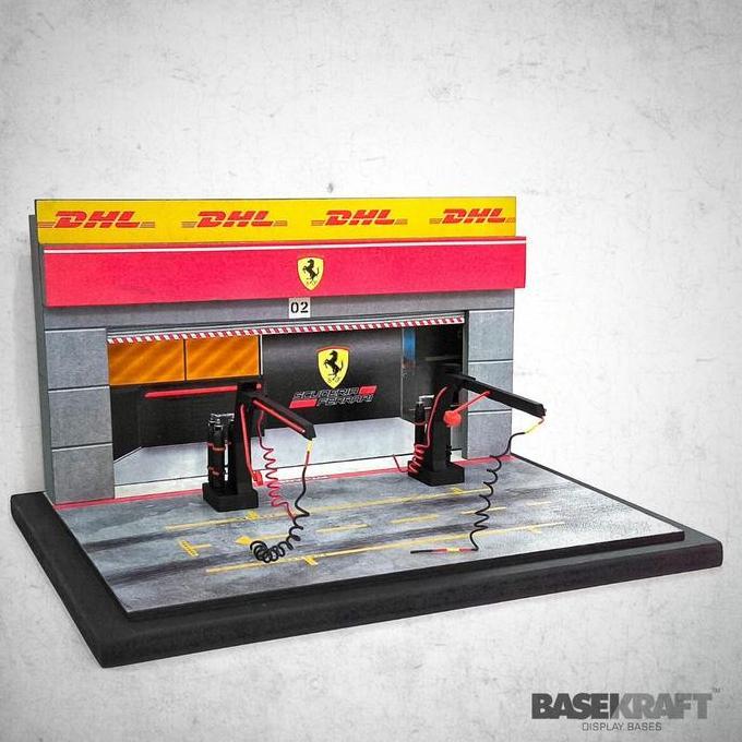 Pit Stop Diorama Set Skala 43