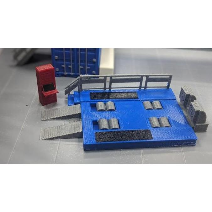 Akesoris Diorama Diecast Dyno Test skala 64