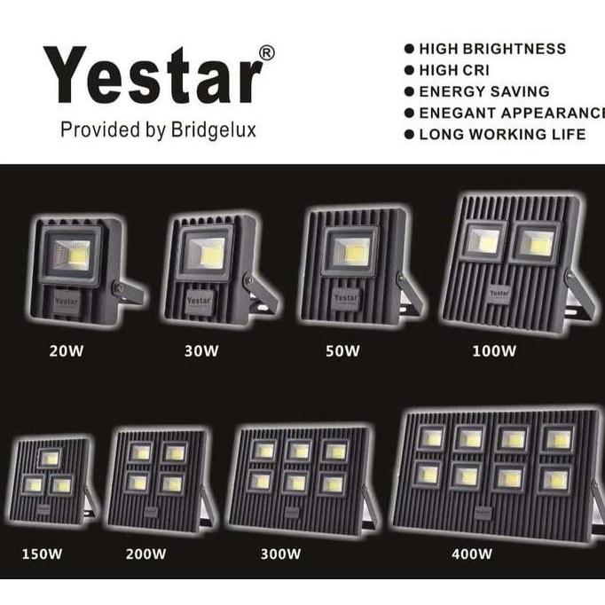Sale Lampu Sorot Yestar 20W 30W 50W 100W 150W 200W 300W