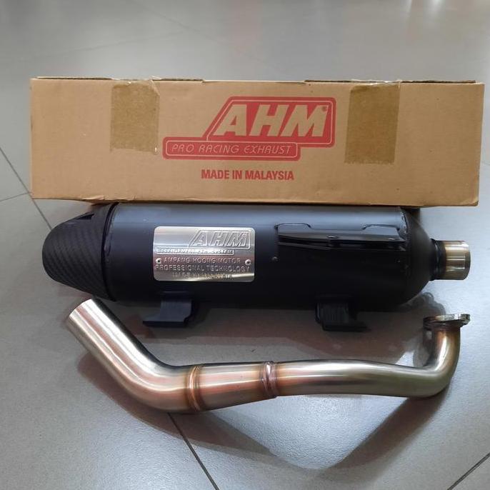 knalpot ahm mio 125cc  mio m3 mio z mioS  knalpot ahm original