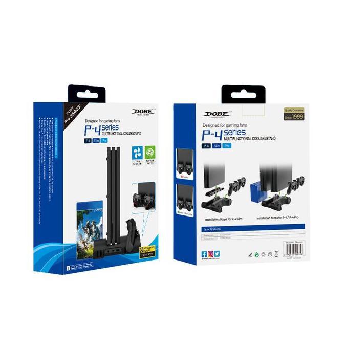 Charger Stand Cooling Fan Vertical Stand PS4 PRO / PS4 Slim
