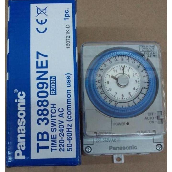 Set- Timer Listrik Panasonic / Pengatur Ktu / Din Rail Timer Tb 388Ne9