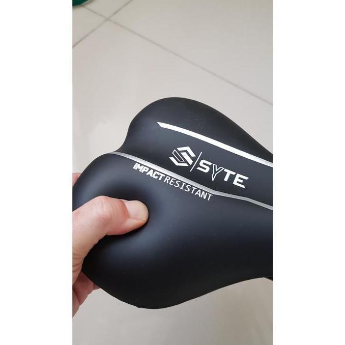 Cycling- Sadel / Jok Sepeda Vaccum Gel Syte Lebar Tain