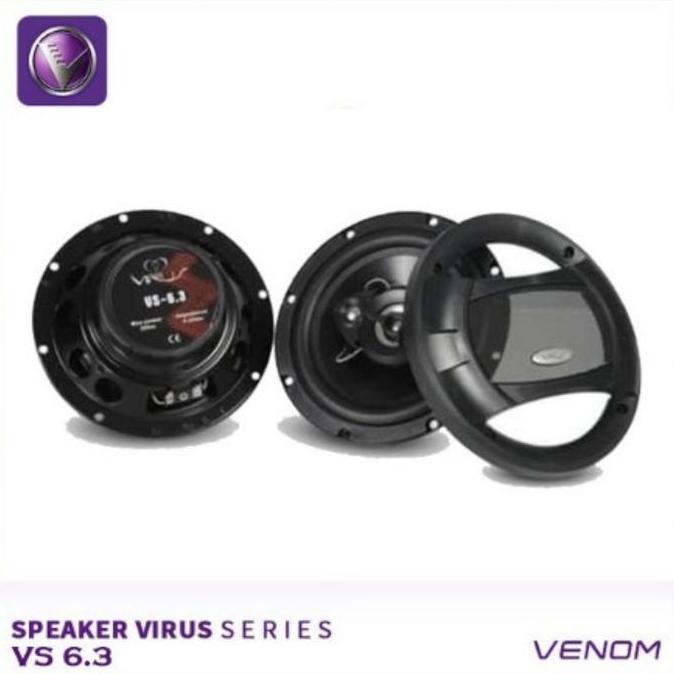 Speaker Coaxial Venom Virus VS 6.3 Speaker Pintu Mobil Venom Virus