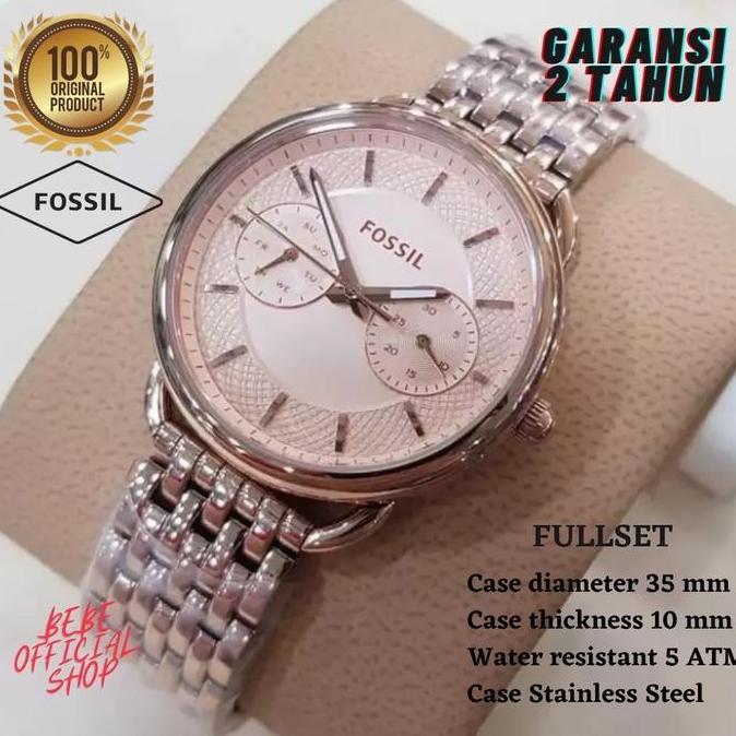 Best Seller [ORIGINAL] Jam Tangan FOSSIL Tailor ES3713 Rosegold / Jam Wanita Berkualitas 100% origin