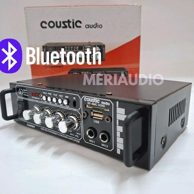 Power Amplifier mini Bluetooth Karaoke Radio Usb COUSTIC AUDIO POWER BLUETOOTH KARAOKE Arus AC 220/D