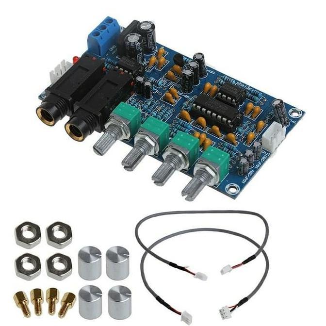Kit Reverb Pre Amp Mic Amplifier Kit Penguat Mic Hifi Stereo Pt2399