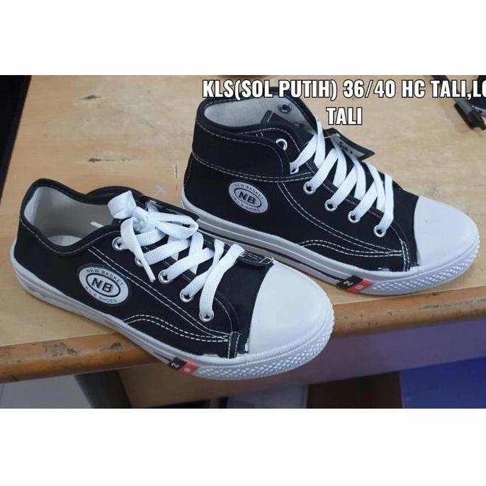 Boys- Sepatu Sekolah Hitam Putih / Sepatu Sekolah Nb / Sepatu Sekolah Nb