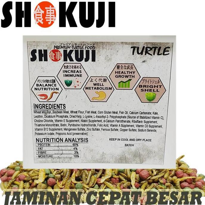 3KG SHOKUJI PELET BRAZIL RES RAZORBACK MAKANAN KURAKURA AIR BRASIL DAMER CST PIPUT AMBON PAKAN PREMI