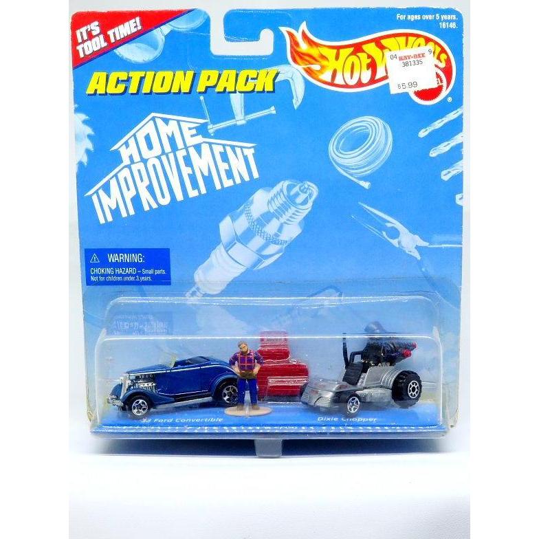 AT99 HOT WHEELS ACTION PACK HOME IMPROVEMENT - 33 FORD DIXIE CHOPPER