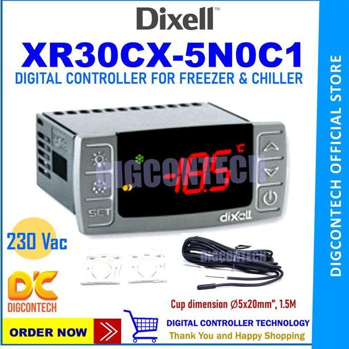 NEW Digital Thermostat Dixell XR30CX + Probe