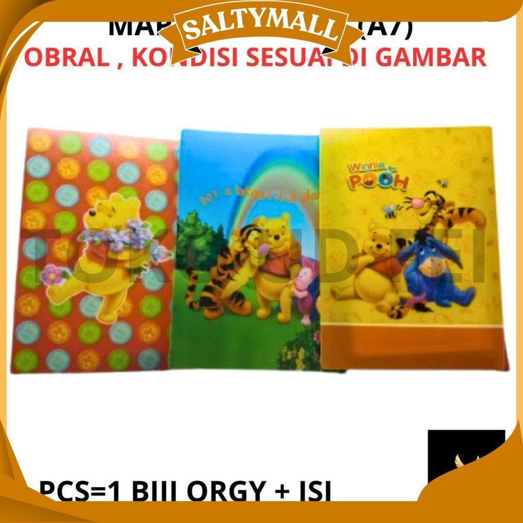 (1 PCS = 1 BIJI)  MAP ORGI/ MAP ORGI A7/ BINDER KECIL FANCY UDF