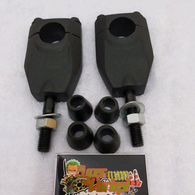 RAISER STANG HITAM KLX 150 CRF 150 KTM WR155 CBR CB 150R PENINGGI STANG KLX 150 KLX 250 CRF 150 CBR 