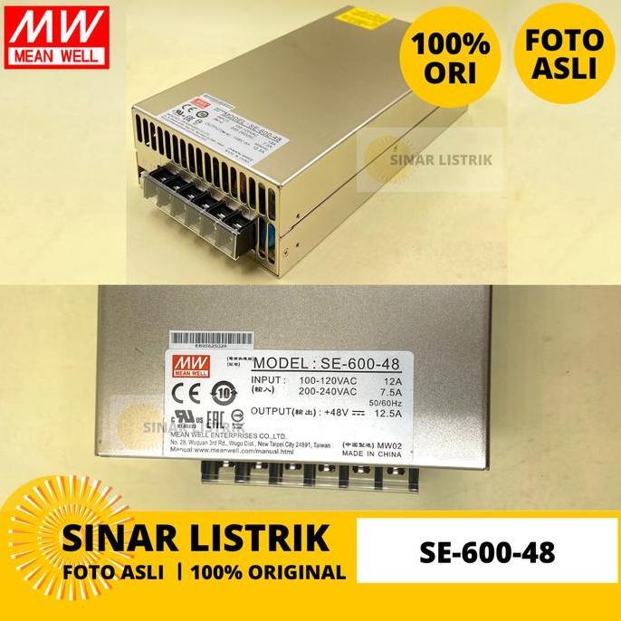 MEANWELL POWER SUPPLY SE-600-48 SE 600 48