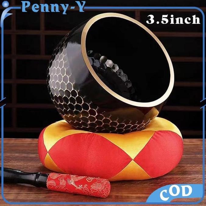 PODAMANS Singing Bowl Bahan Tembaga Tibetan Healing Bowl Buddha Tibet