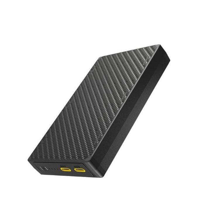 CALYEUM NITECORE Power Bank PD QC Carbon Fiber IPX5 Dual Type C Port 20000mAh - NB20000 GEN3