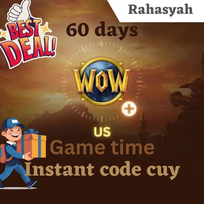 TERBARU READY world of warcraft game time 60 hari wow