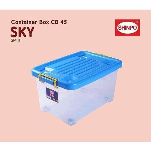 // BOX SHINPO CB-45 / CONTAINER BOX SKY PLASTIK CB 45 SIP 111 ''
