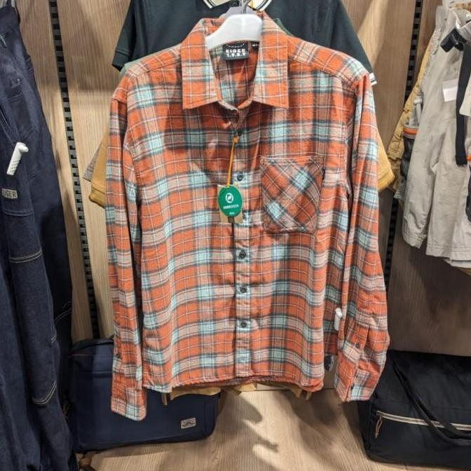PREMIUM / EIGER KEMEJA FLANEL NORRIS FLANNEL SHIRT - ORANGE