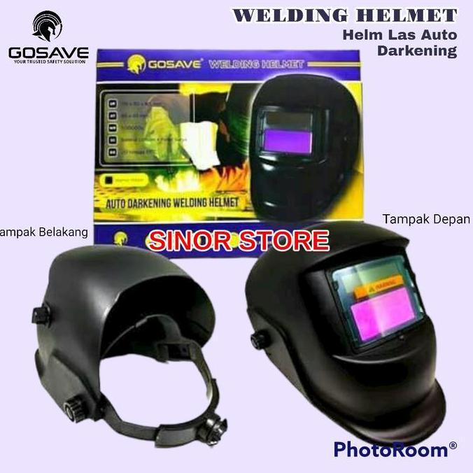 Helm Las Otomatis Auto Darkening Helm Las Safety Otomatis Kedok Las