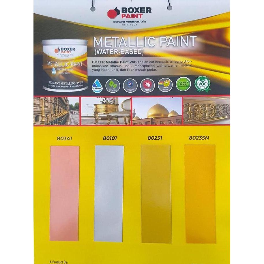 Cat Air Poster Metalik BOXER Metallic Paint WB (800g)