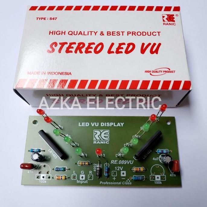 KIT LED VU DISPLAY STEREO DISKON