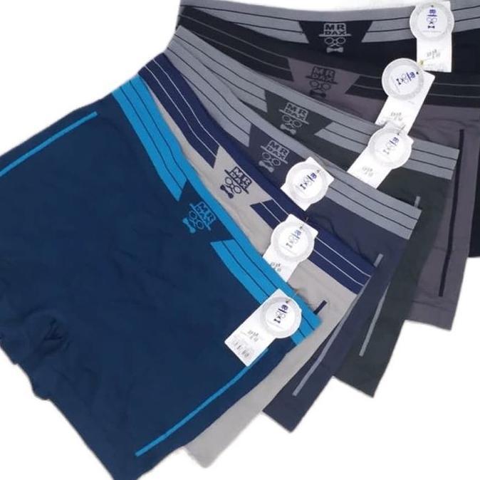 PROMO Celana Dalam Pria Boxer Seamless Rajut UK M,L,XL,XXL - MR DAX