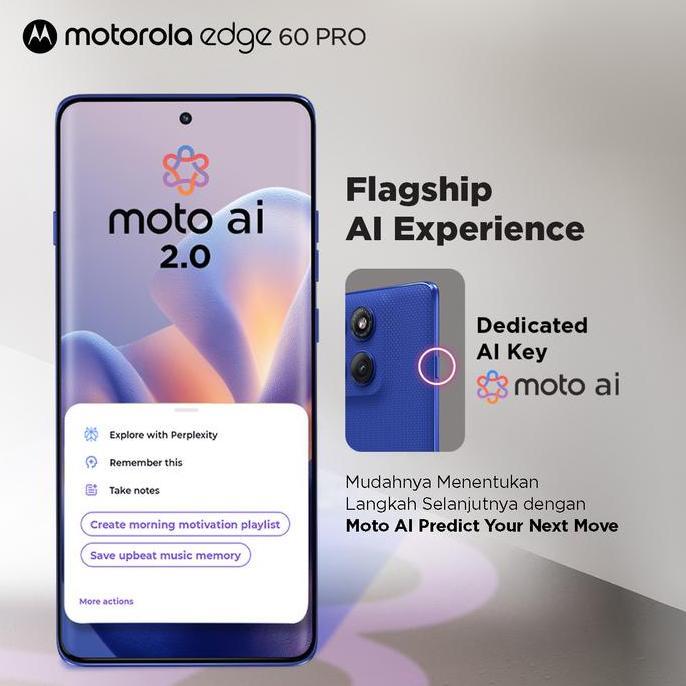 IDAKOVARIAH77 - MOTOROLA EDGE 60 PRO 12/256GB - 19 MOTOAI - DIMENSITY 8350EXTREME - 6.7"4D CURVED DI
