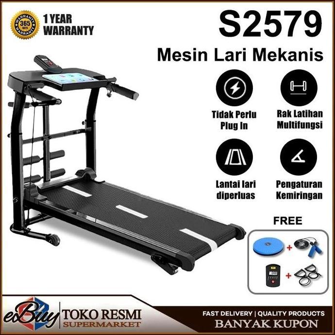 Treadmill manual multifungsi 13 IN1 /Lintasan treadmill manual/treadmill manual tanpa listrik