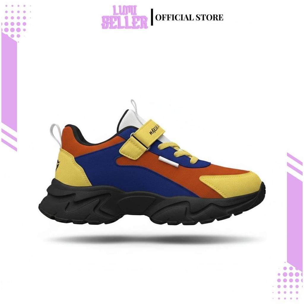 Sepatu Anak Naruto | Sepatu Sekolah Anak Laki-Laki PAUD TK SD | Sneakers Anime GD Promo