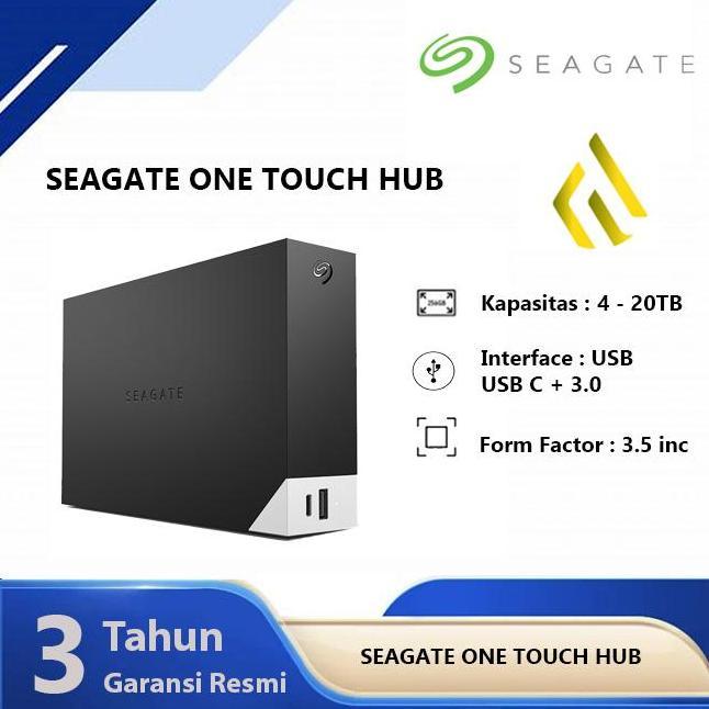 Bestseller- Seagate One Touch Desktop HUB 4TB 6TB 8TB 10TB 12TB 14TB 16TB 18TB 20TB - HDD Hardisk Ek