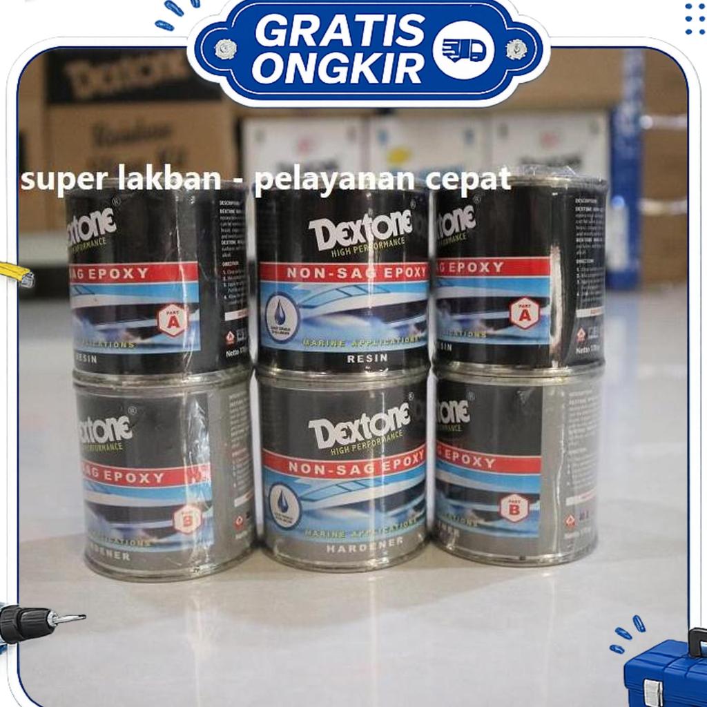 Perekat Kolam Anti Bocor Dextone Epoxy Non Sag 400 Gr Lem Dempul Anti Air